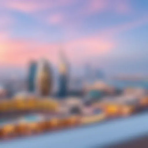 Panoramic view of Al Bateen skyline showcasing modern architecture