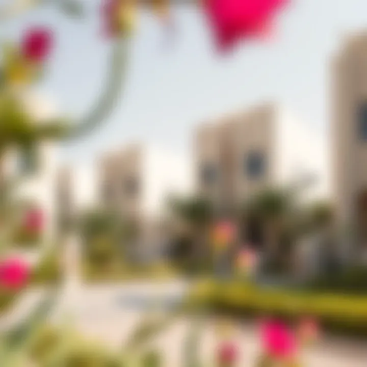 Charming Residences in Al Bateen Elegant residential complex in Al Bateen surrounded by greenery