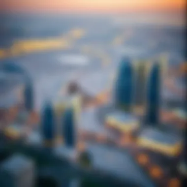 Modern Skyline of Al Furjan Aerial view showcasing the modern skyline of Al Furjan
