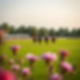 Luxurious polo field at Al Habtoor Polo Resort