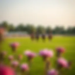 Luxurious polo field at Al Habtoor Polo Resort