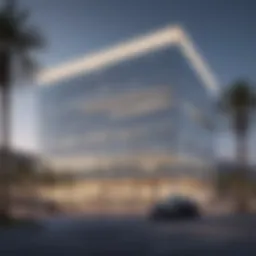 Modern architectural design of Al Karama Business Center