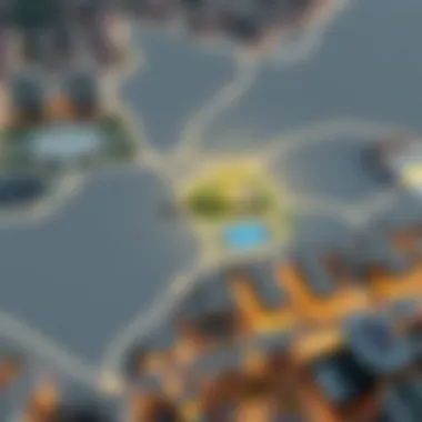 Geographical Layout of Al Khail Gate Map highlighting the Al Khail Gate area