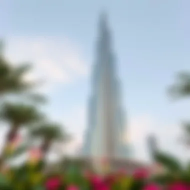 Stunning exterior view of Al Meraikhi Tower showcasing its unique architectural design.