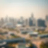 Panoramic view of Al Nahda, showcasing its modern skyline and infrastructure