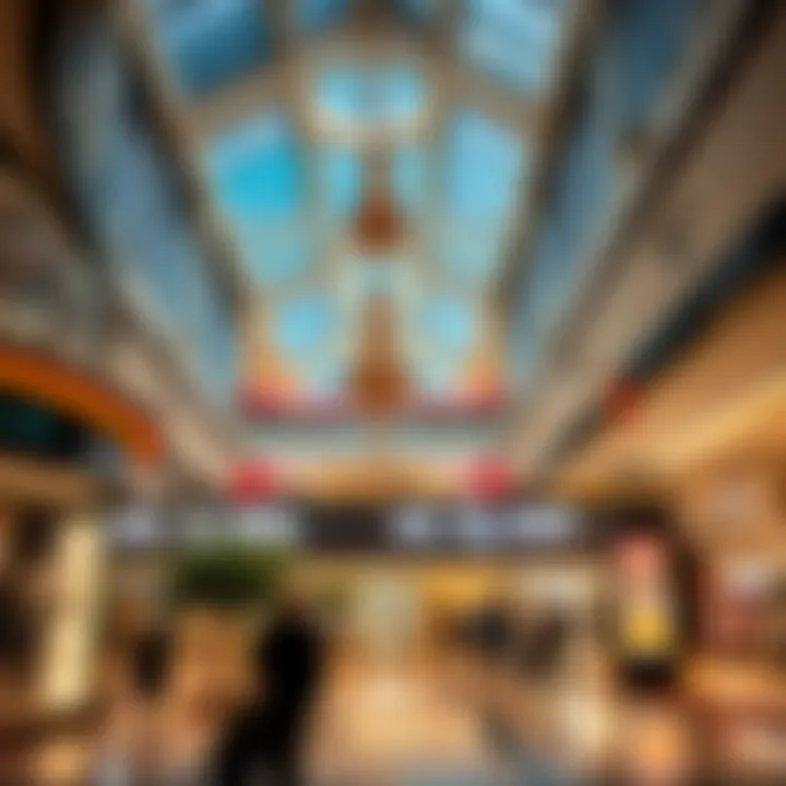 Interior view of the Al Quoz Mall highlighting the shopping experience
