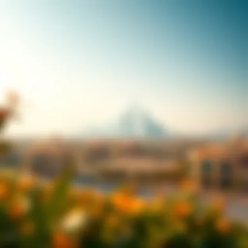 Stunning skyline view of Al Rostamani Hor Al Anz