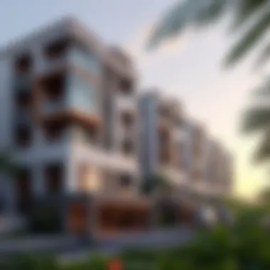 Architectural Excellence in Residential Offerings Modern residential buildings in Al Wasl Properties, highlighting architectural excellence