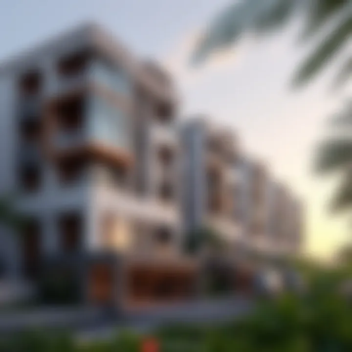 Architectural Excellence in Residential Offerings Modern residential buildings in Al Wasl Properties, highlighting architectural excellence