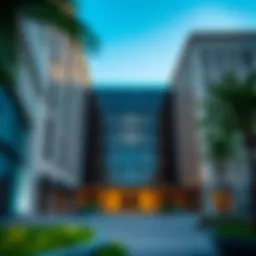 A stunning view of Awani's exterior showcasing modern architecture