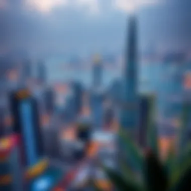 Aerial view of the vibrant Dubai skyline featuring Botanica Tower