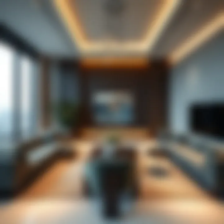 Interior design showcasing luxury living spaces within Botanica Tower