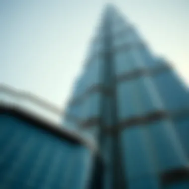 Architectural Details of Burj Khalifa Architectural details of Burj Khalifa showcasing its unique design