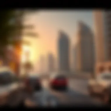 Luxurious residential apartments in Business Bay highlighting upscale living