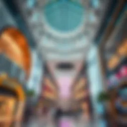 Architectural design of City Center Mirdif