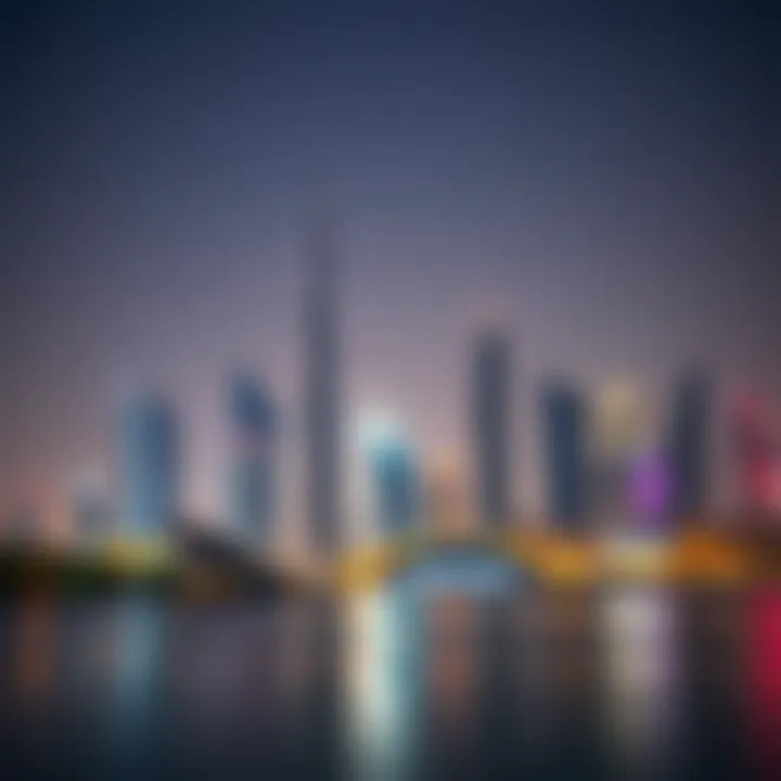 Dubai skyline showcasing iconic real estate landmarks