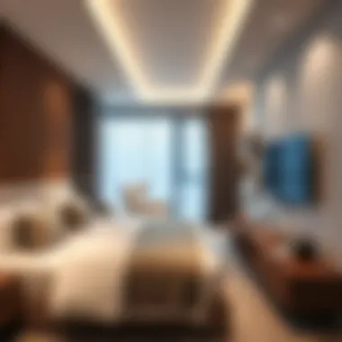 Stylish bedroom configuration in Boulevard Point