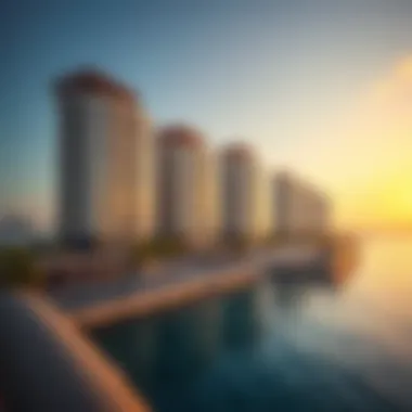 Luxurious residential units along the waterfront of Creek Dubai Harbour