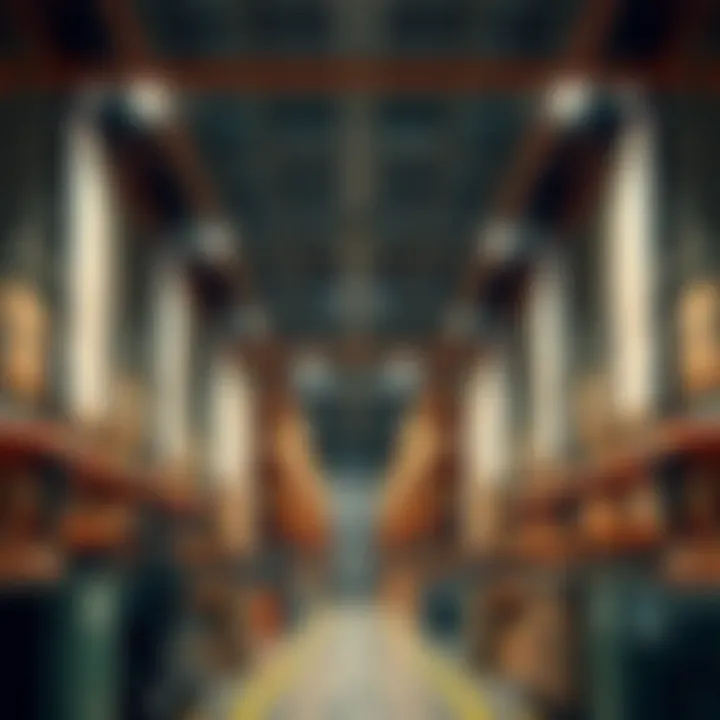 Interior Layout of Distribution Systems Interior layout of DXB Main Distribution Centre highlighting storage and distribution systems