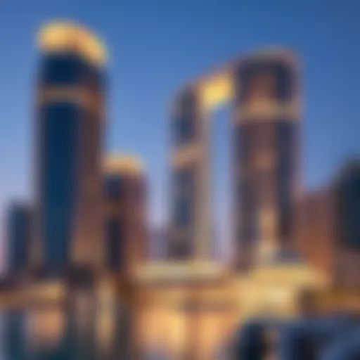 Stunning view of Escan Marina Tower's architectural design