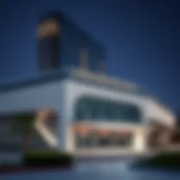 Exterior view of Al Qiyadah Metro Station showcasing modern architecture