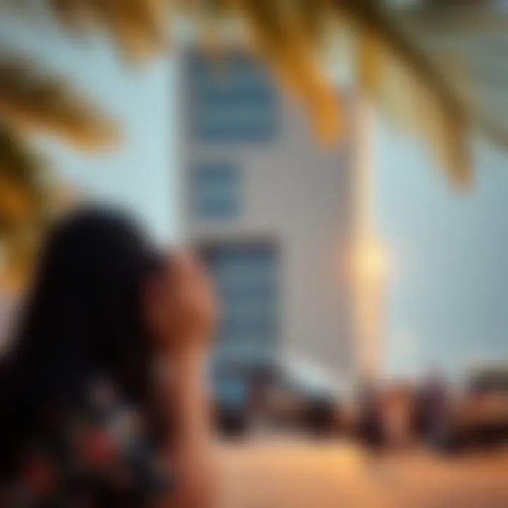 Community engagement around Al Ras Building reflecting its significance in Dubai