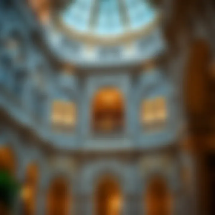 The intricate design details of Al Ras Building highlighting its craftsmanship