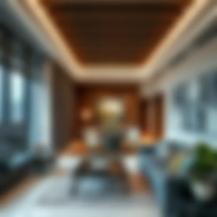 Interior design of a contemporary apartment in Dubai