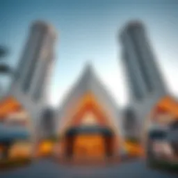 Stunning exterior view of العربي مول showcasing its unique architectural design