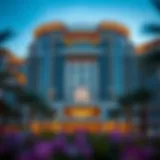 Architectural view of Azizi Grand showcasing its modern design