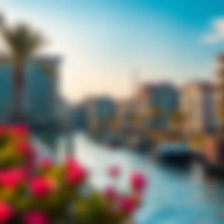 Beautiful waterfront view highlighting the serene environment near Azizi Venice