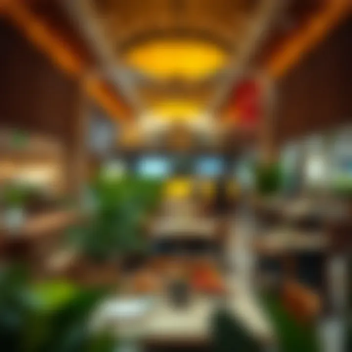 Diverse culinary selections available at Dubai Festival City Mall