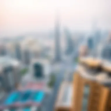 Stunning skyline view of Dubai's luxury properties