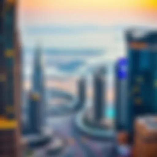 Stunning skyline showcasing Dubai's real estate developments