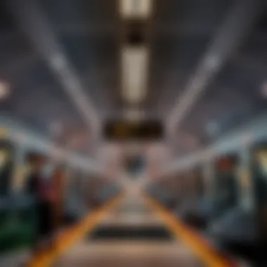 Inside Emirate Tower Metro: A Symbol of Connectivity Interior view of the metro station displaying its spacious layout and amenities