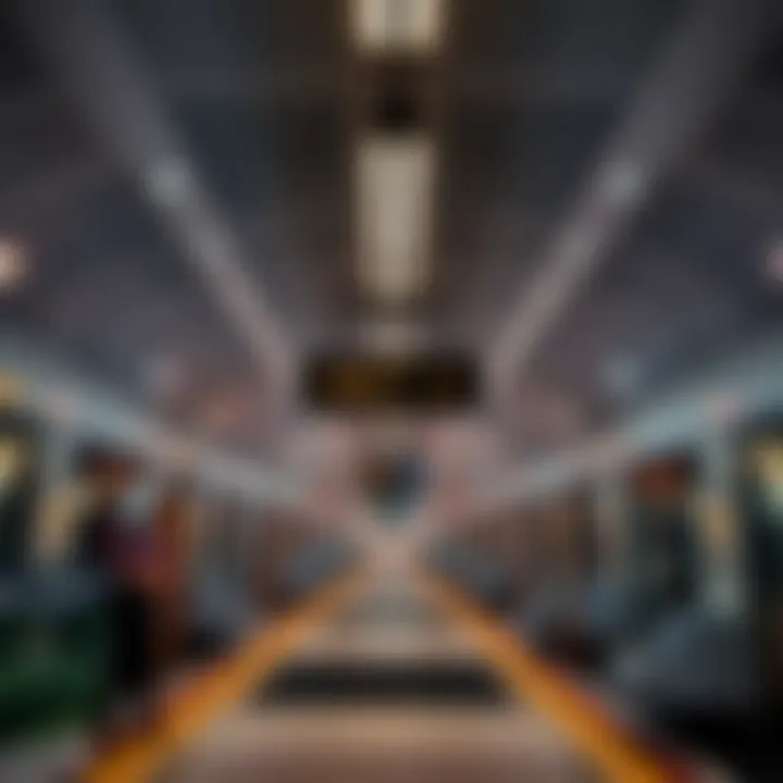 Inside Emirate Tower Metro: A Symbol of Connectivity Interior view of the metro station displaying its spacious layout and amenities