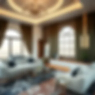 Luxurious Interior Design of Ajman Properties Luxurious interiors of a high-end property in Ajman