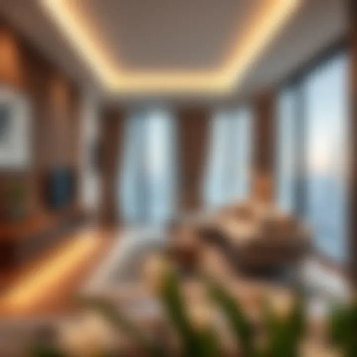 Contemporary Amenities in Dubai Real Estate Modern amenities in a Dubai apartment demonstrating comfort