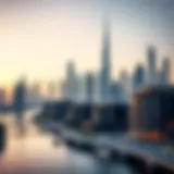 Stunning skyline view of Dubai showcasing luxury properties