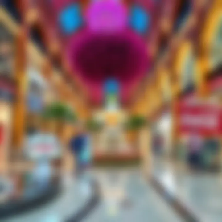 Vibrant shopping experience at Ibn Battuta Mall