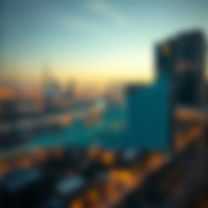 Dubai Real Estate Market Trends Graph depicting market trends for real estate in Dubai, emphasizing growth areas