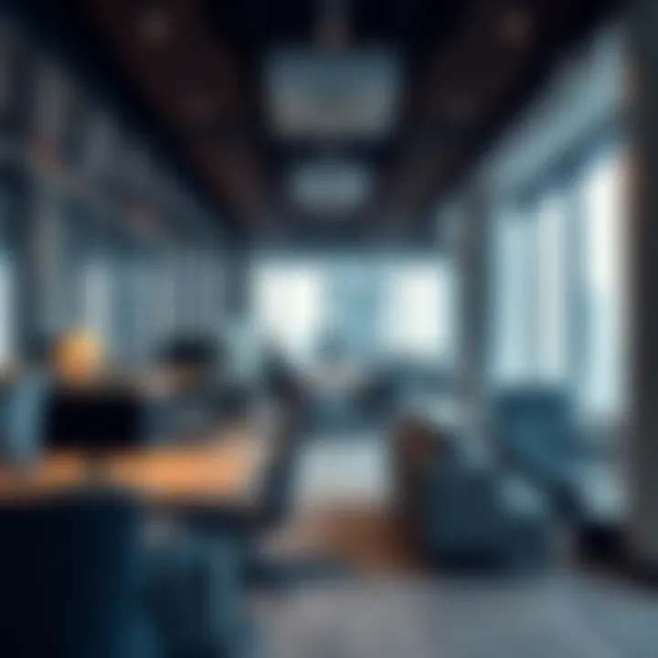 A modern office space in Dubai's property sector