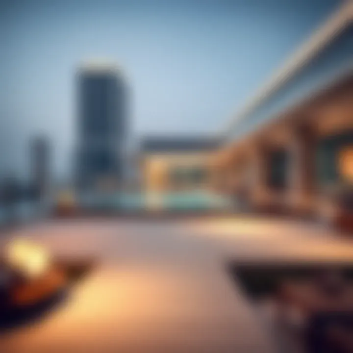 Luxurious amenities within Lake View Tower including the pool and gym area