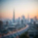 A serene view of Dubai's skyline during a long weekend