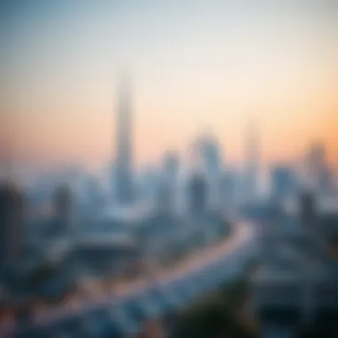 A serene view of Dubai's skyline during a long weekend