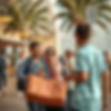 Travelers exploring local attractions during a weekend getaway