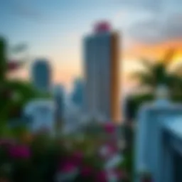 Stunning architectural view of Marina Towers