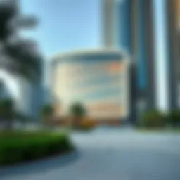 Exterior view of the Noora Building showcasing its modern architecture