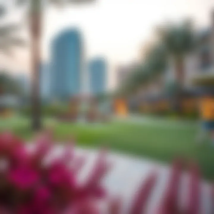 Community Park in Al Barsha Vibrant community park in Al Barsha for leisure and recreation