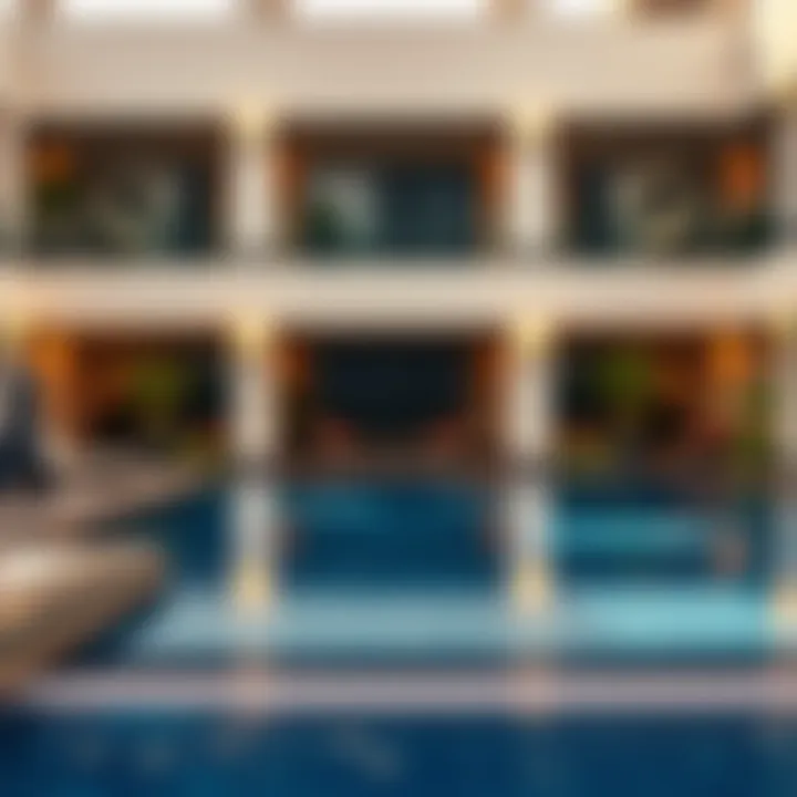 Luxurious amenities at Park Ville 07, including pool and gym